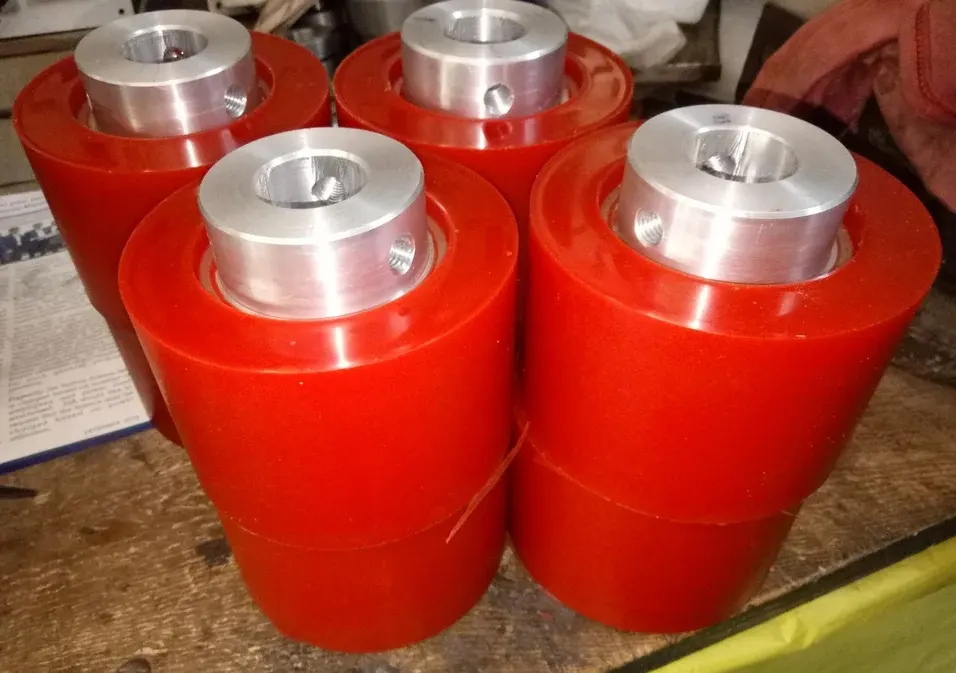 Polyurethane Rollers & Wheels manufactured by Vajihi Elastomers